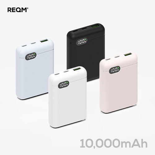 리큐엠 미니 잔량표시 보조배터리 QP1000C